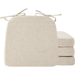 Dining Chair Cushions Set of 4 Thick Seat Pads Kitchen Chair Cushions Non Slip